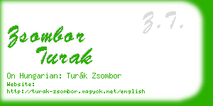 zsombor turak business card
